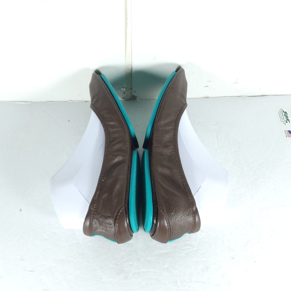 Tieks by Gavrieli Women’s US8 Chocolate Brown Leather Slipon Flat Ballet Shoes - Picture 12 of 14